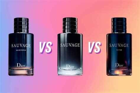 dior sauvage edp vs edt vs parfum